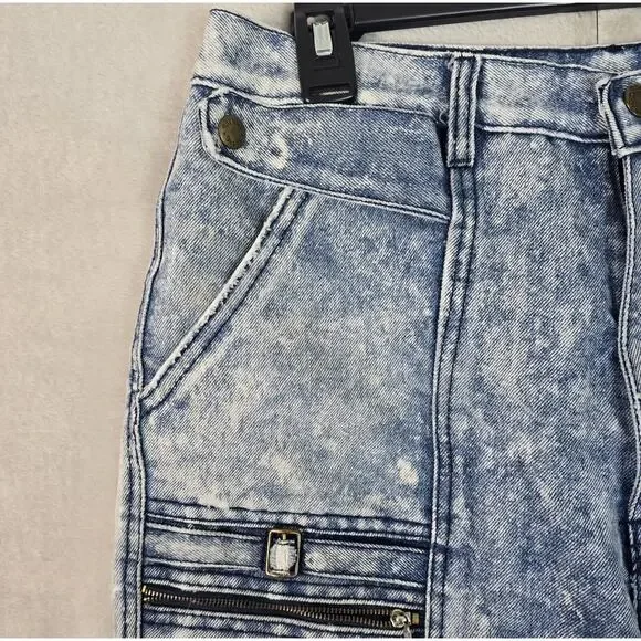 Vintage Roglins Denim Acid Wash Blue Jeans Womens Size 33S (30x29) - Picture 4 of 12